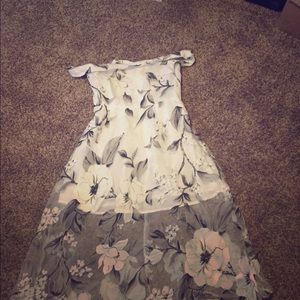 Beautiful white and grey dress never worn!